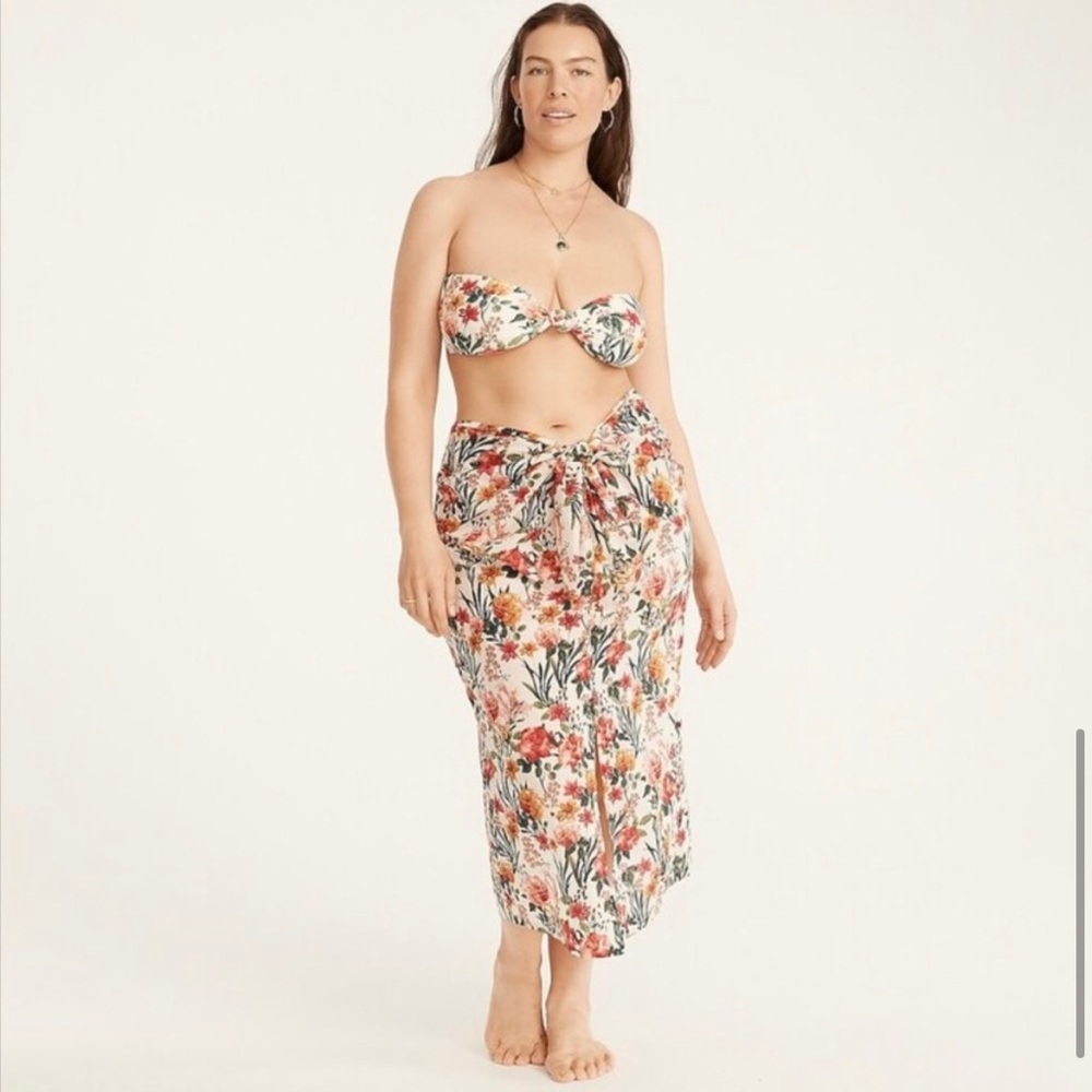 J. Crew Cotton Voile Sarong in Vintage Floral